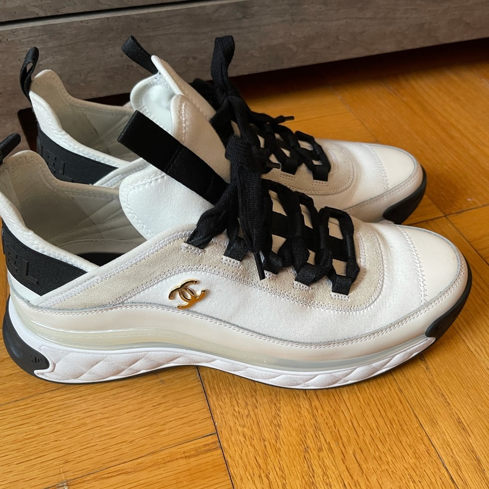 Authentic Like New Chanel Sneakers Size 41